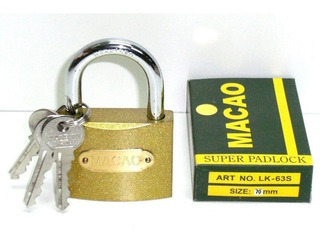 CANDADO 38 MM MACAO T/ BRONCE