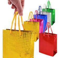 N°1 BOLSA DE REGALO METALIZADA CHICA 18X21 IG0276