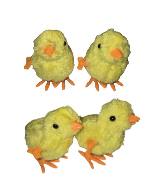 POLLITO PELUCHE A CUERDA 7 CM EN BOLSA LIVESTOCK FARM