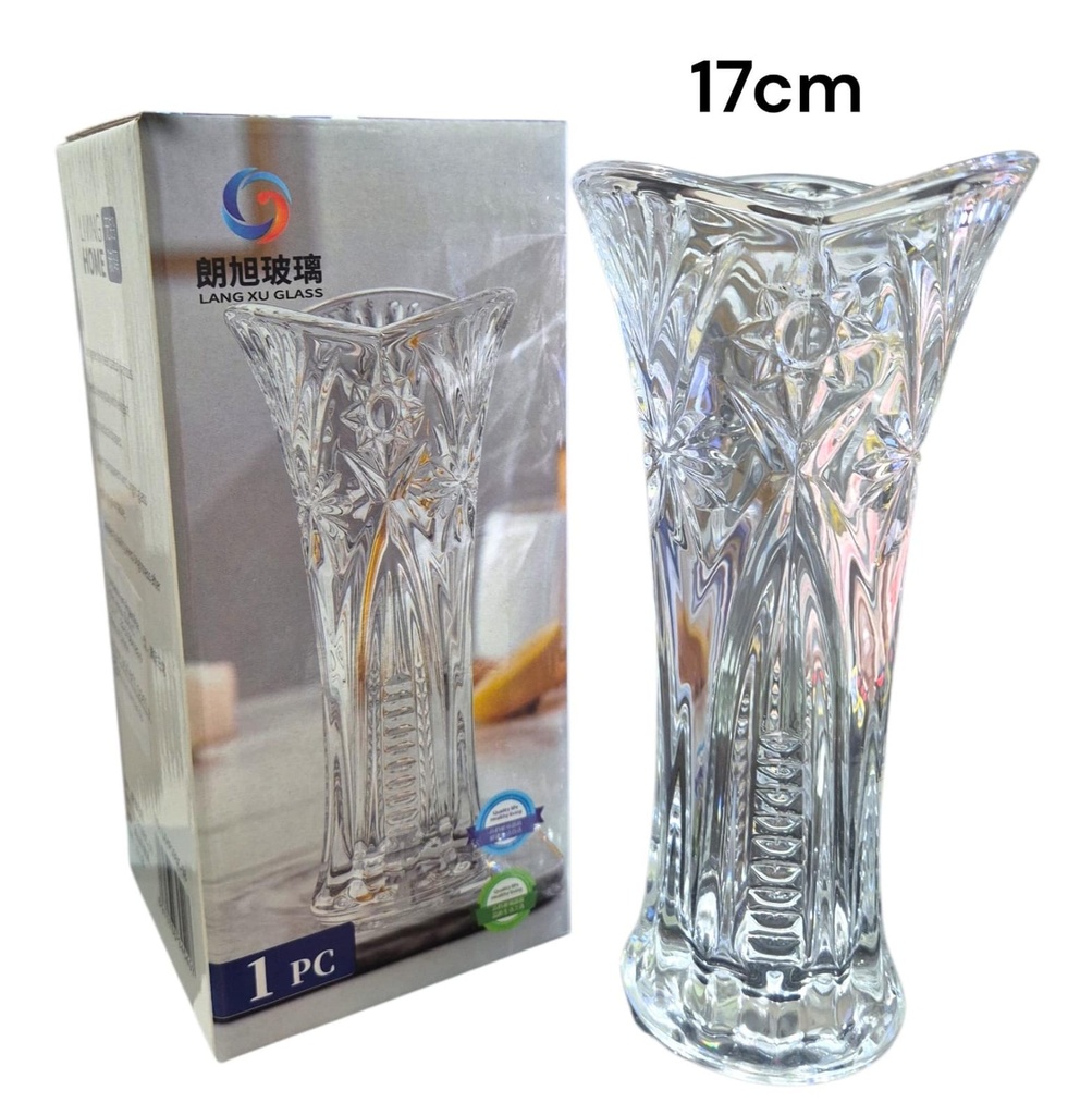 FLORERO VIDRIO EN CAJA LANG XU GLASS LXHP19BC-18