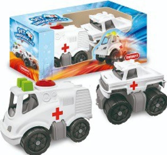 SET EMERGENCIA AMBULANCIA CHICA X 2 DURAVIT 366