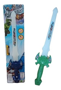 ESPADA CON LUZ Y SONIDO A PILA SWORD