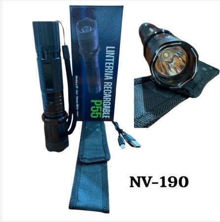 LINTERNA PICANA RECARGABLE P55 NV-190