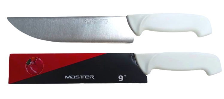 CUCHILLO COCINA MANGO BLANCO N° 9 MASTER