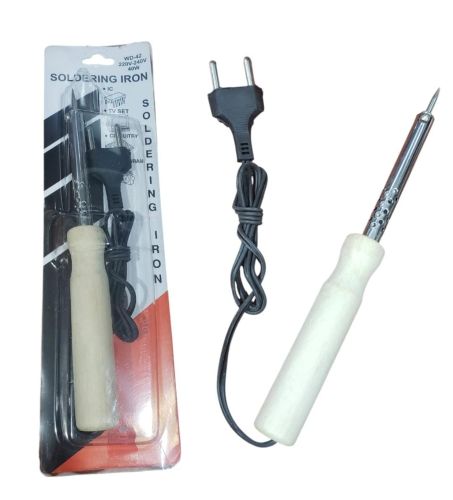 SOLDADOR DE ESTAÑO MANGO MADERA 40 W BLISTER SH136