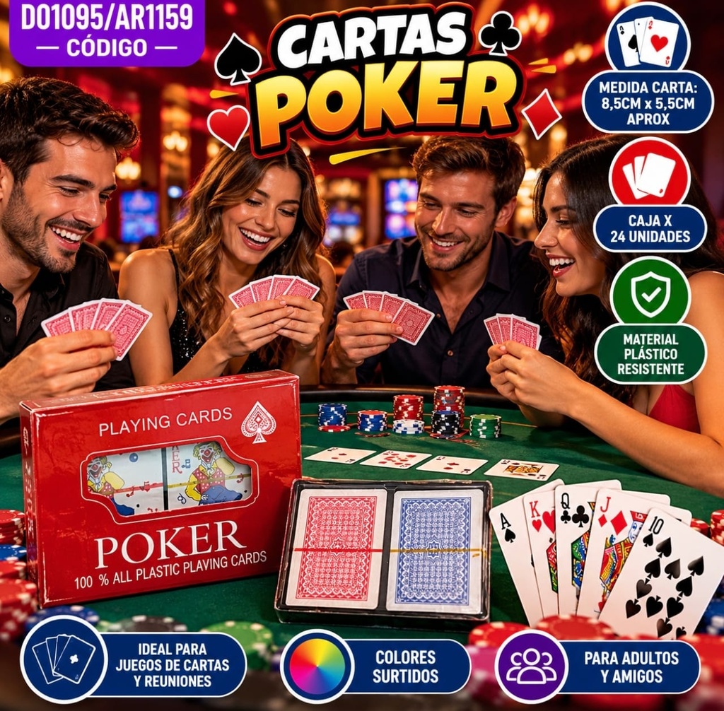 NAIPE LOBA POKER EN CAJA DO 1095