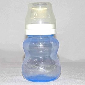 MAMADERA COLOR CHICA BOCA ANCHA TRANSPARENTE DA62