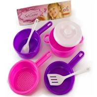 SET DE COCINA OLLAS/SARTEN /COLADOR DURAVIT ART 612 BOLSA