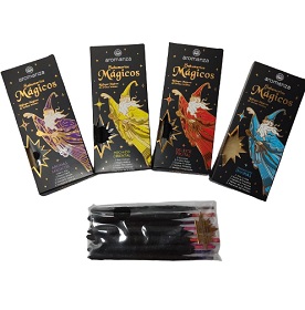 SAHUMERIO MAGICOS X 10 CAJA NEGRA AROMAZA 101U