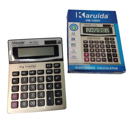 CALCULADORA DM-1200V  KARUIDA 12 DIGITOS GRANDE