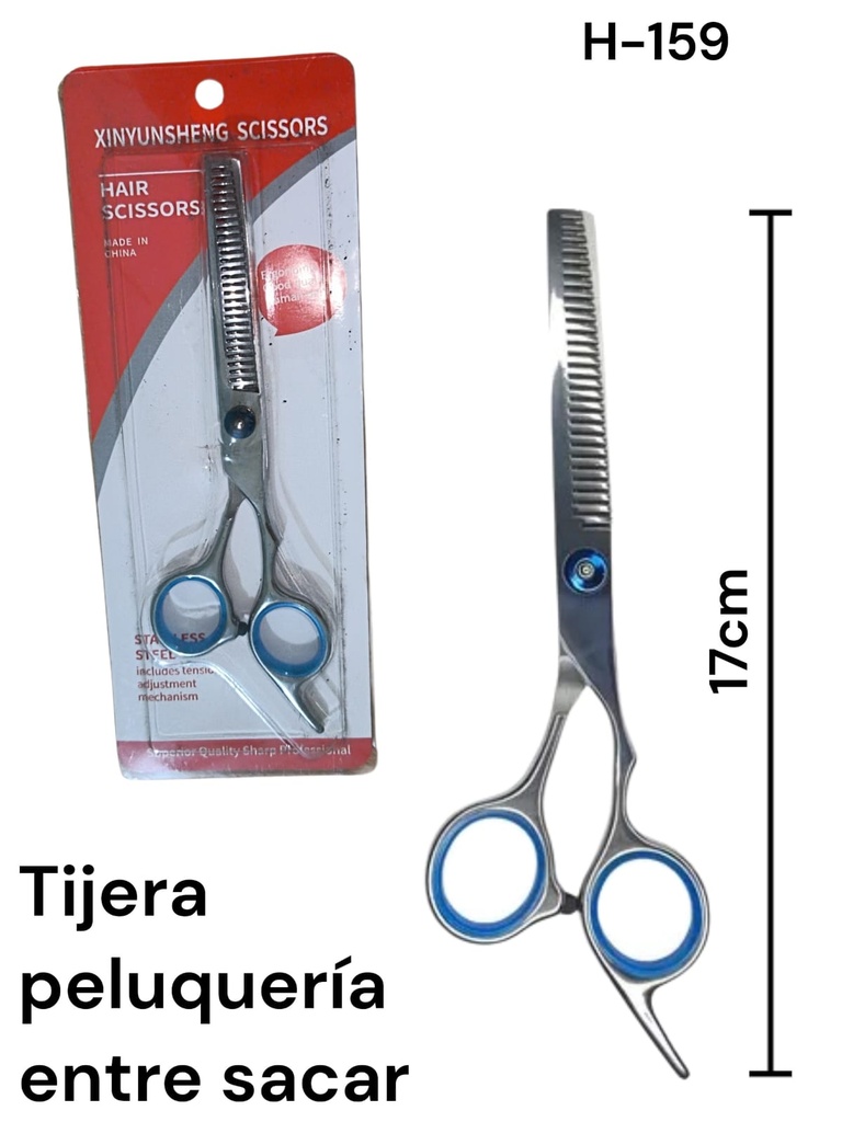 TIJERA DE ENTRESACAR DE METAL SCISSORS EN BLISTER H-159