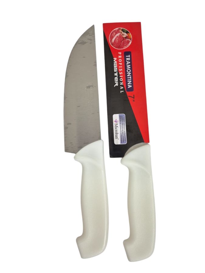 CUCHILLO COCINA MANGO BLANCO N° 7 MASTER TRAMON