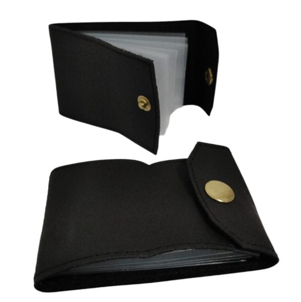 TARJETERO CUERINA CON BROCHE FOLIO 