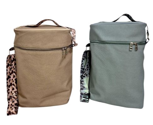 BOLSO MATERO CUERINA TEXTURADA COLORES VARIOS 5715
