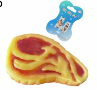 JUGUETE FILETE CON CHIFLE DE PLASTICO 10CM IGG-021