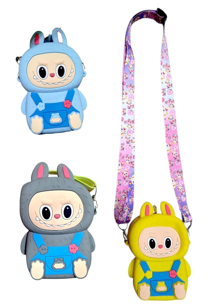 MONEDERO SILICONA LA BUBU INFANTIL C/ CORREA
