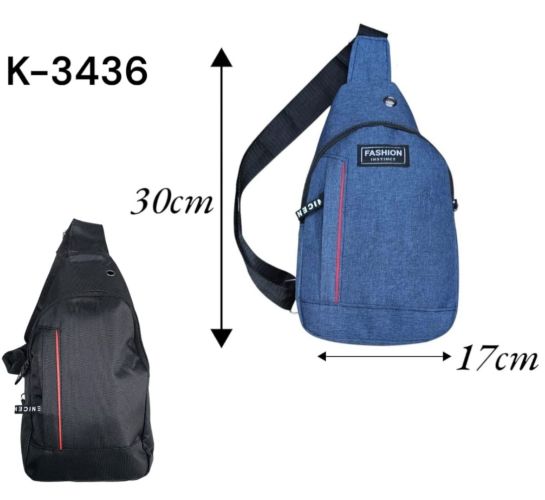 BANDOLERA K-3436 BOLSILLO DELANTERO LISO