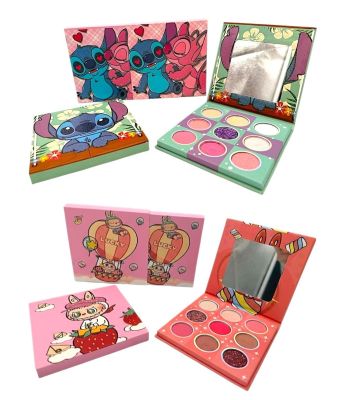 PALETA 9 COLORES EN ESTUCHE LABUBU Y STICH 2127 2129