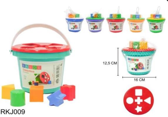 JUEGO ENCASTRE BALDE 5 FORMAS EN RED RKJ009
