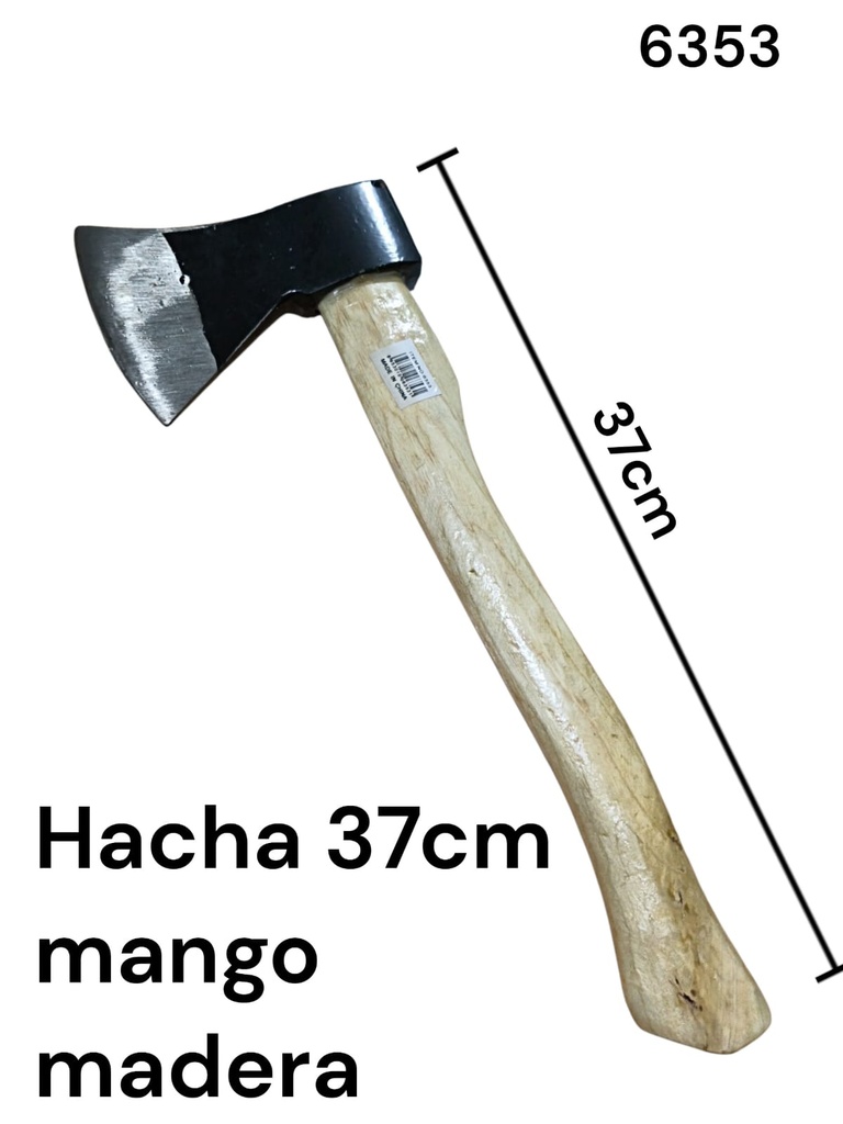 HACHA MANGO DE MADERA 6353 37CM