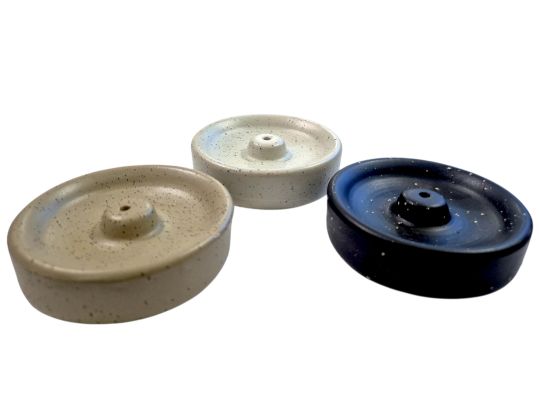 PORTASAHUMERIO REDONDO DE CERAMICA 7X2CM MF 34041