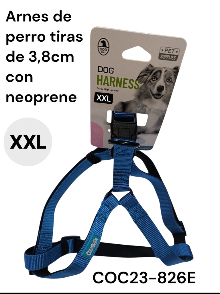 PECHERA PARA PERRO COLOR LISO TALLE XXL 23-826E