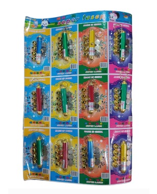 LLAVERO LASER 3 EN 1 EN BLISTER X12 6314