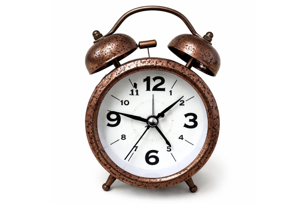 RELOJ DESPERTADOR METAL CAMPANA NH252771 12 X 9 