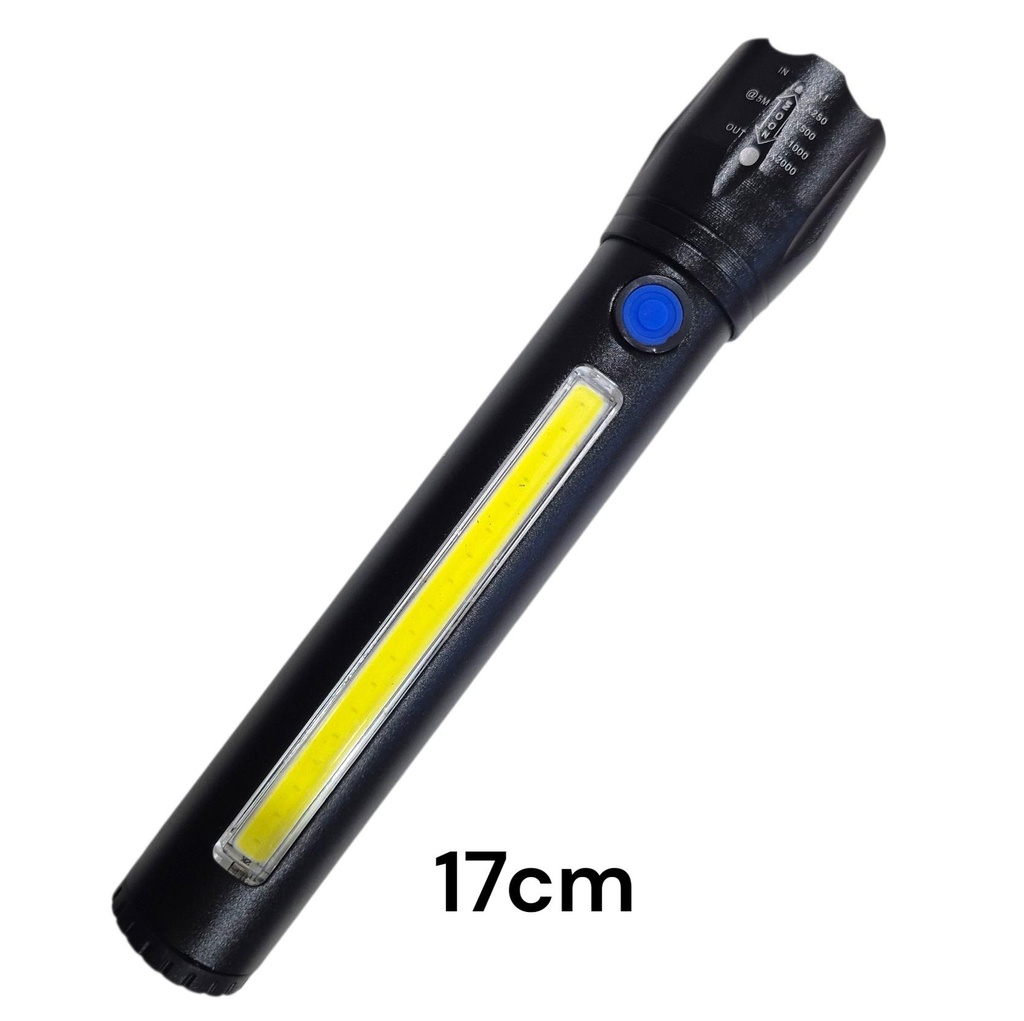 LINTERNA ZOOM COB+LED RECARGABLE EP31572