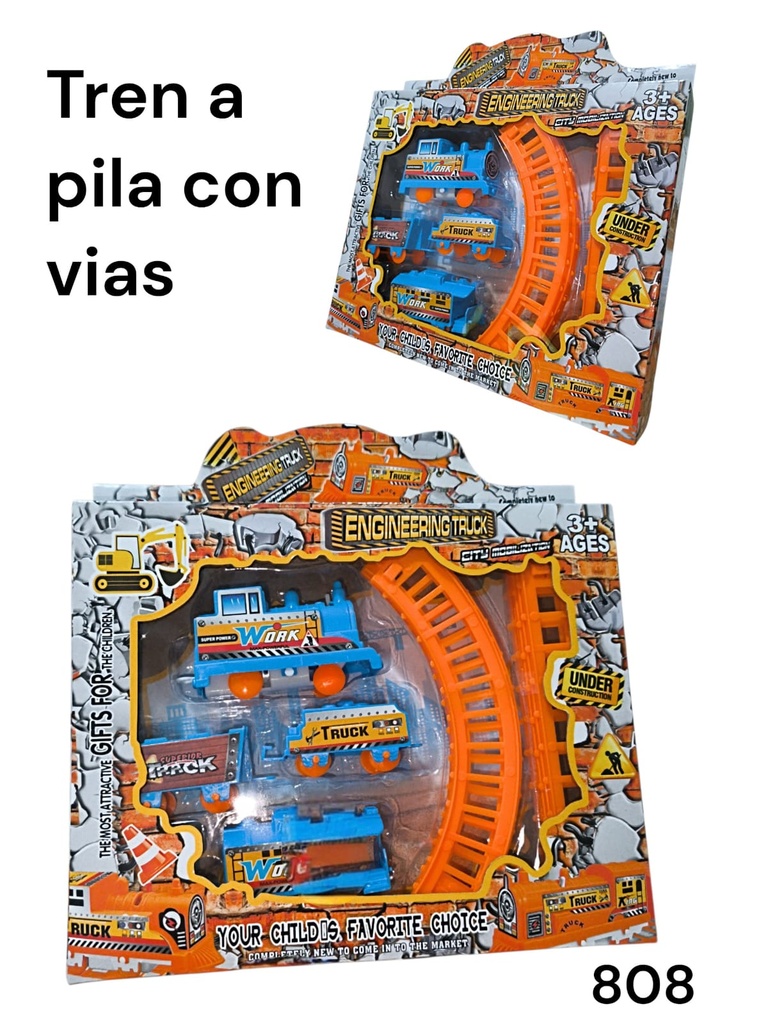 PISTA DE TREN EN CAJA TRUCK 808