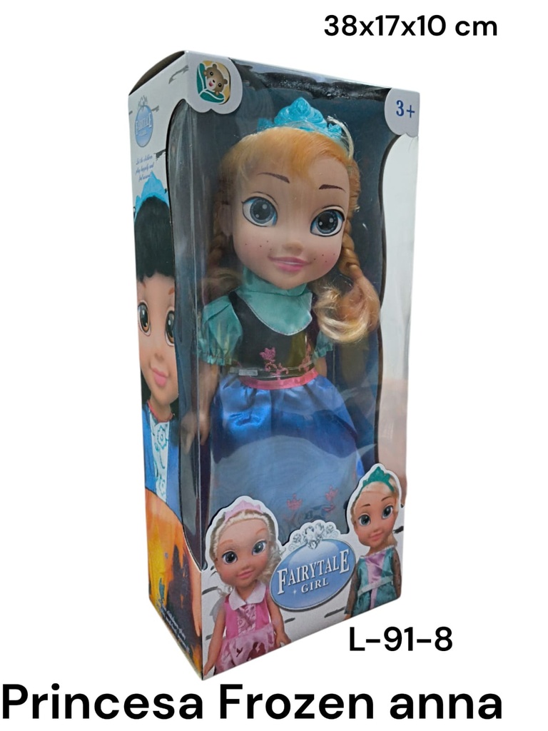 MUÑECA PRINCESA ANNA GRANDE FAIRYTALE L-91-8