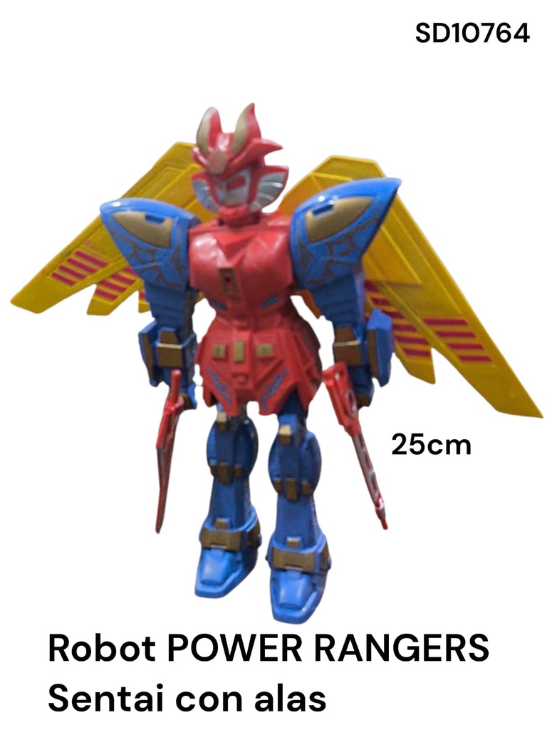 ROBOT POWER RANGER SAINT CON ALAS EN BOLSA SD10764