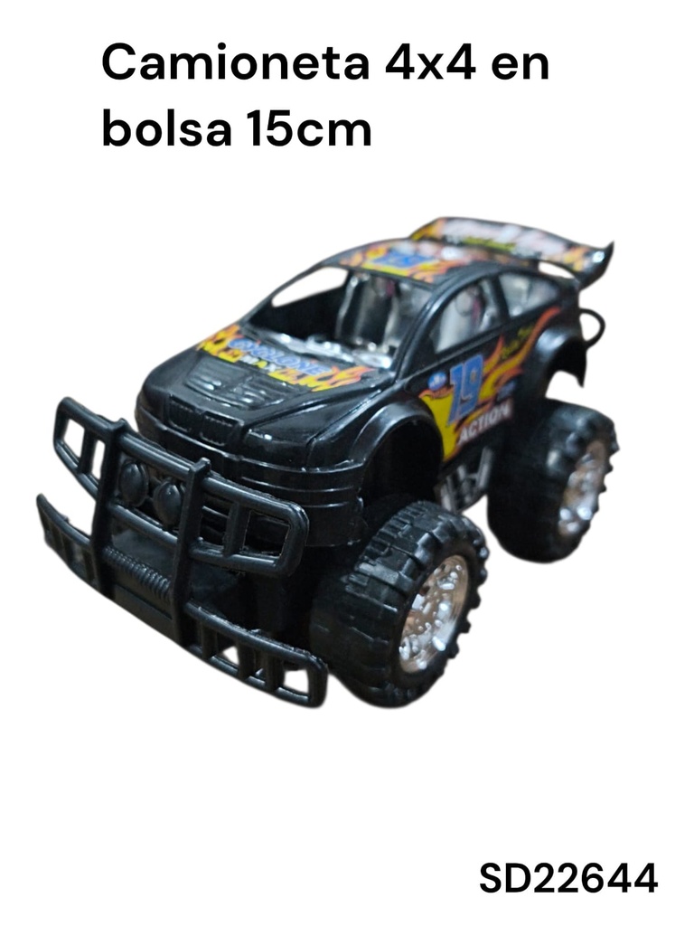 CAMIONETA 4X4 ACTION 14 CM EN BOLSA SD22644