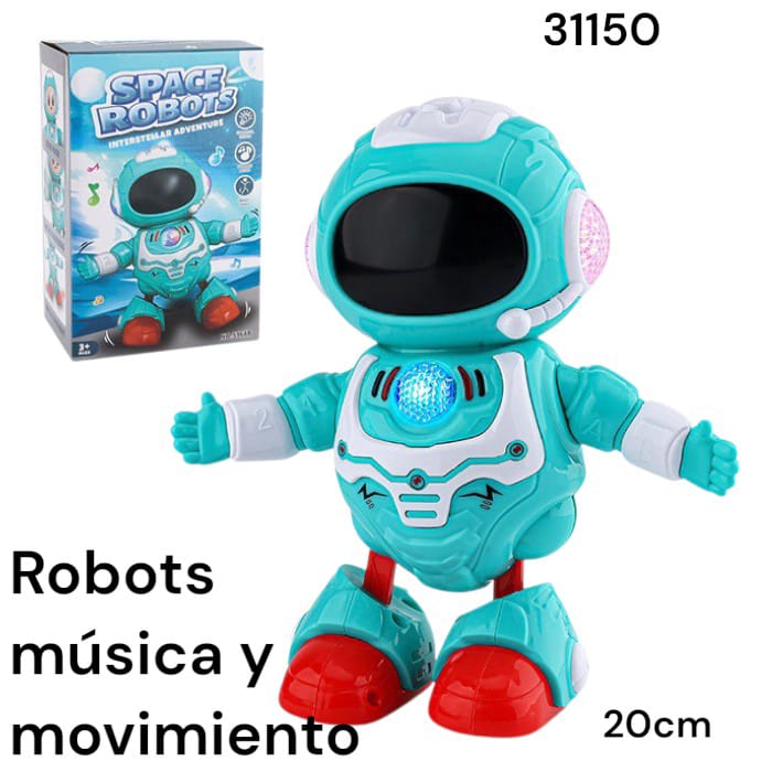 ROBOTS DANCING ASTRONAUTA SPACE ROBOTS CAJA 31150