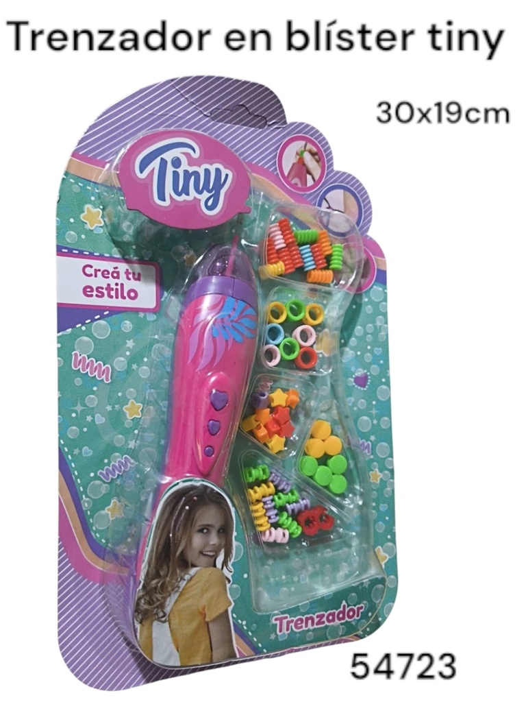 TRENZADOR EN BLISTER TINY CON ACCESORIOS 54723