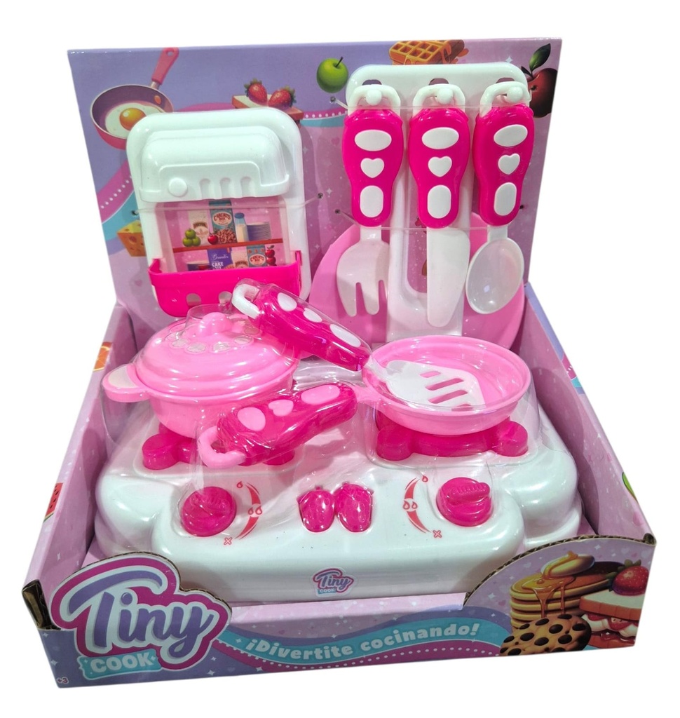 SET DE COCINA TINY COOK CON ACCESORIOS 53567