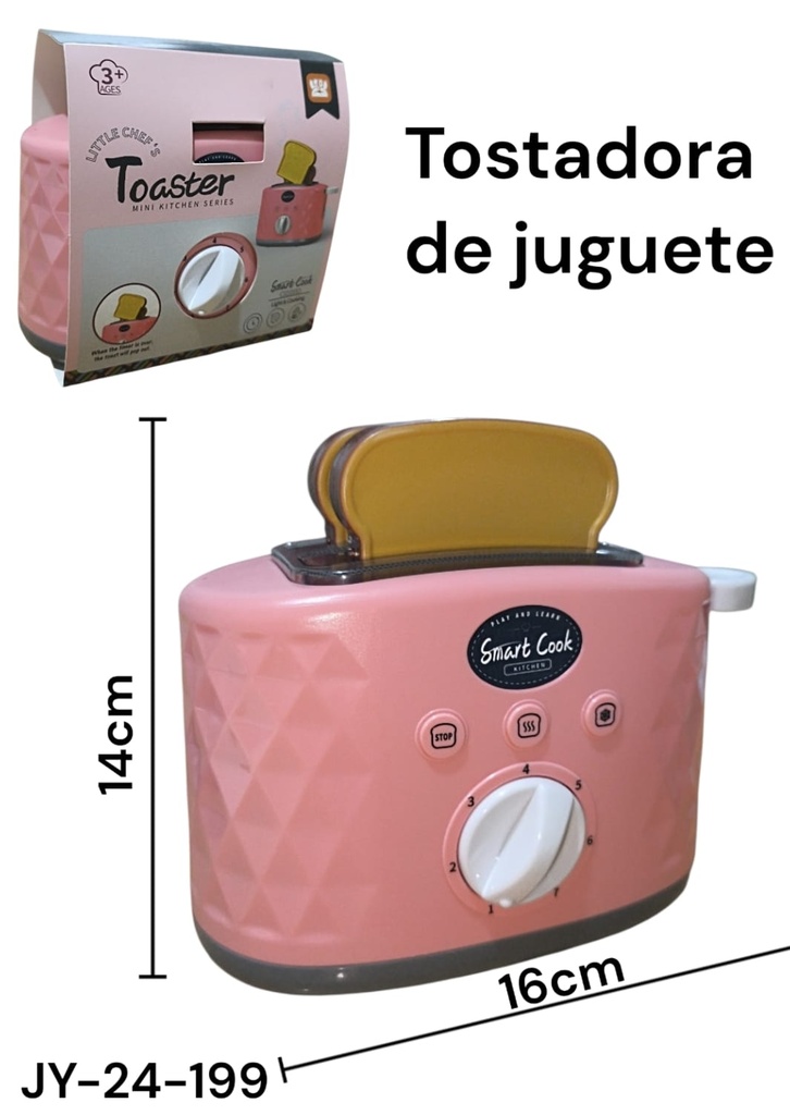 TOSTADORA DE JUGUETE EN CARTON TOASTER JY-24-199
