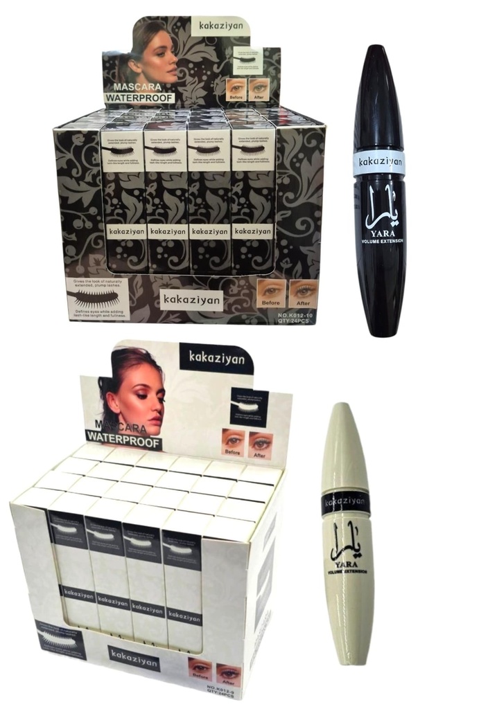 MASCARA DE PESTAÑA WATERPROOF KAKAZIYAN K012-9 K012-10
