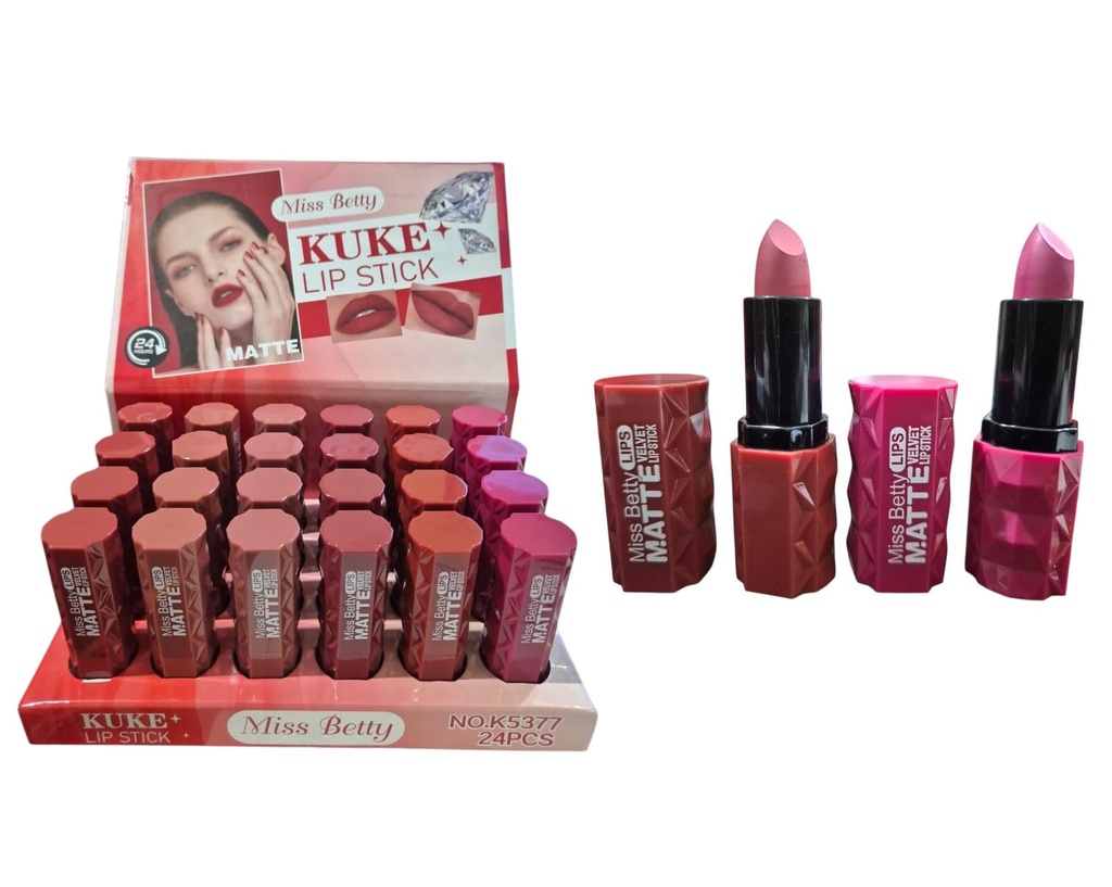 LABIAL MATE KUKE MISS BETTY K5377 TAPA TEXTURADA