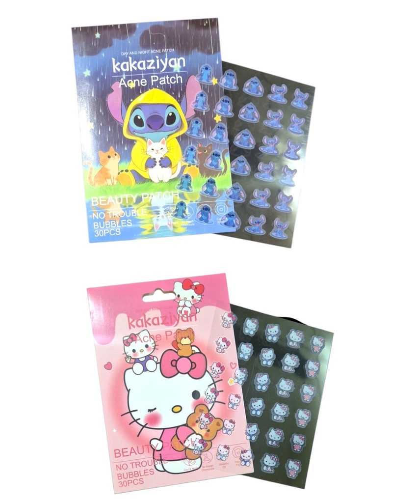 PARCHES ANTI ACNE HELLO KITTY STICH X30 PARCHES K3144 K3141