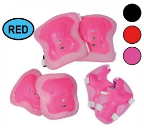 KIT DE PROTECCION CODERAS, RODILLERAS Y MUÑEQUERAS EN RED