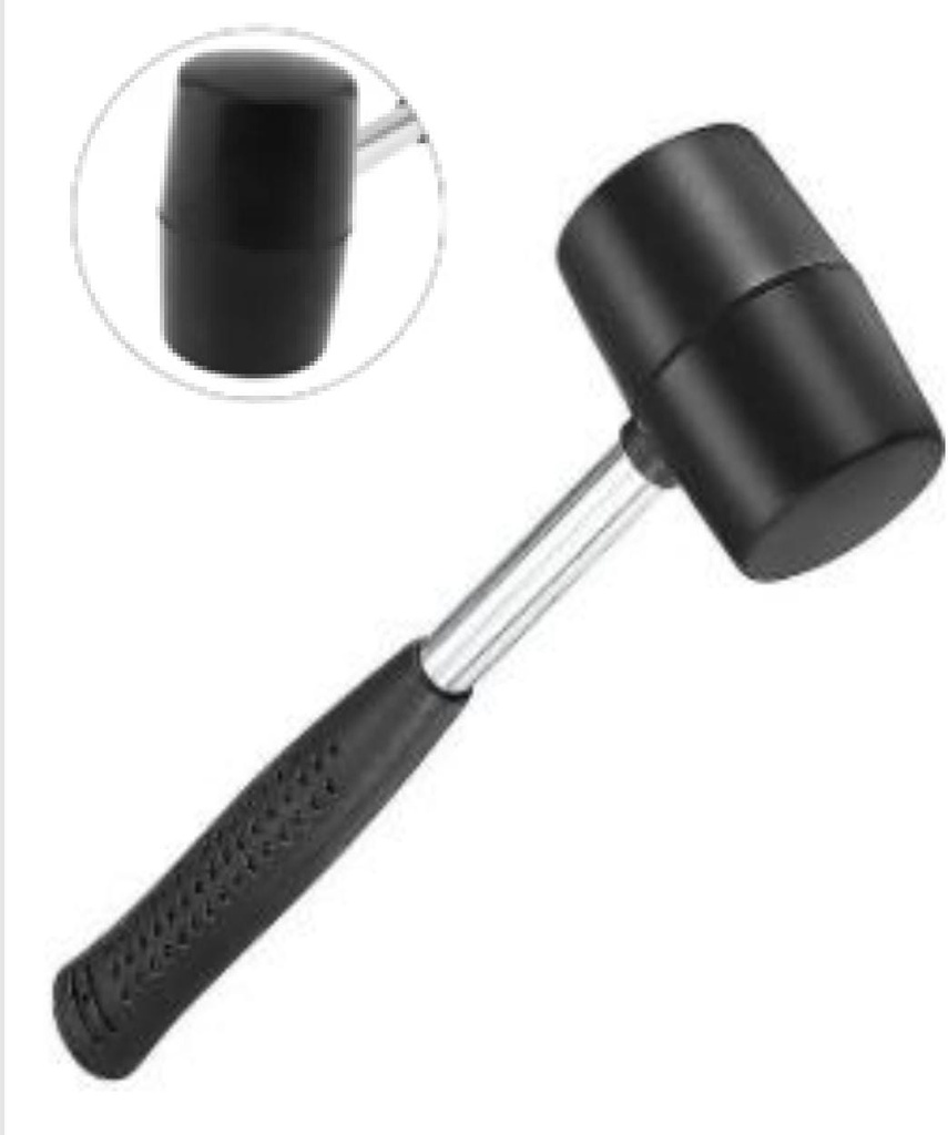MARTILLO DE GOMA NEGRO 450GR NC6458
