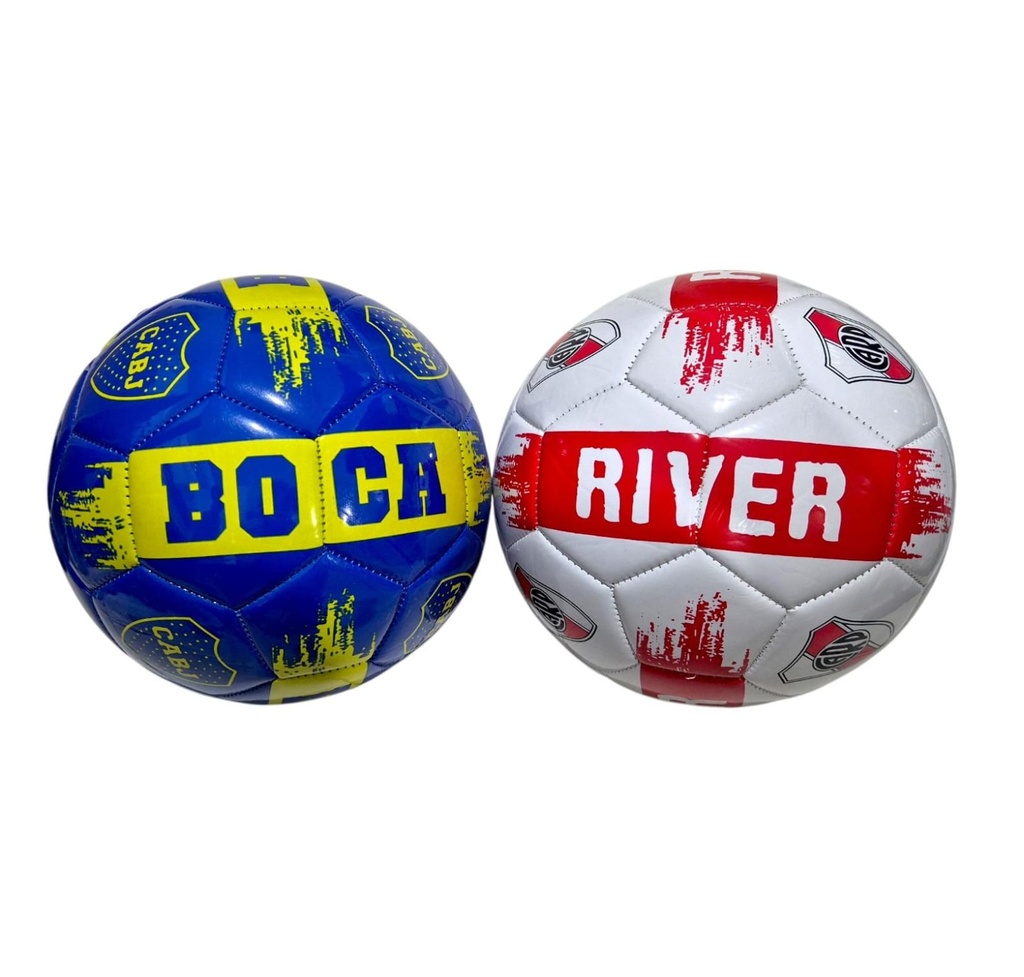 PELOTA N° 5 BOCA/RIVER PESADA C/ PINCELADAS