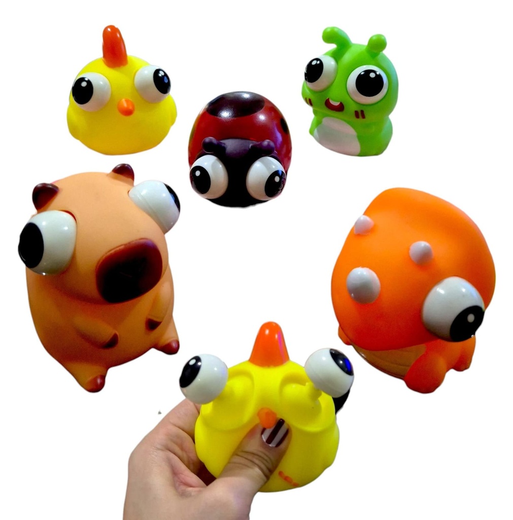 SQUISHY OJOS SALTONES ANIMALES VARIOS NC9503-2
