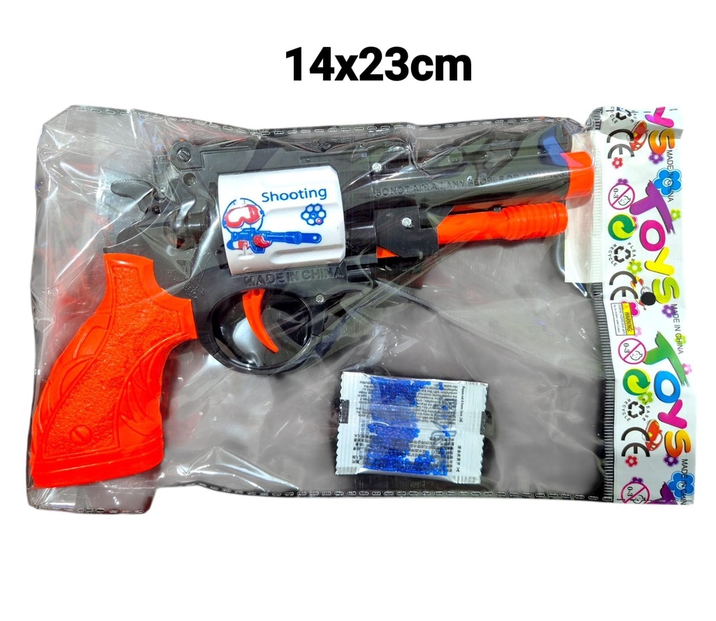PISTOLA HIDROGEL SHOOTING 14X23CM EN BOLSA HW25010204
