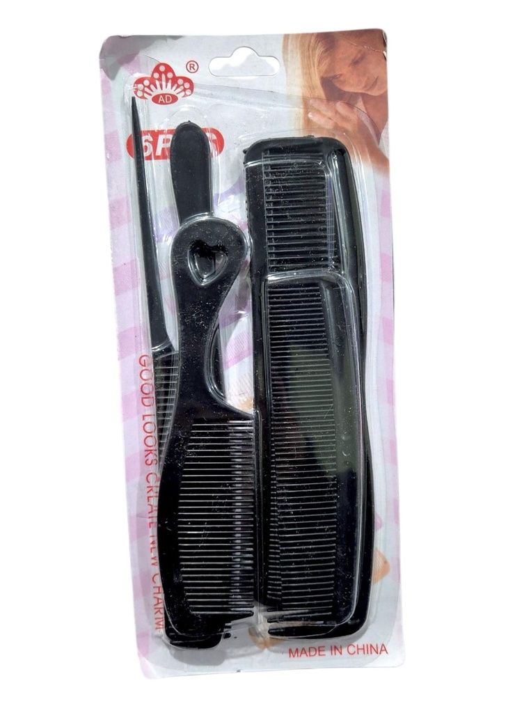 SET PEINE X6 EN BLISTER IGB-188
