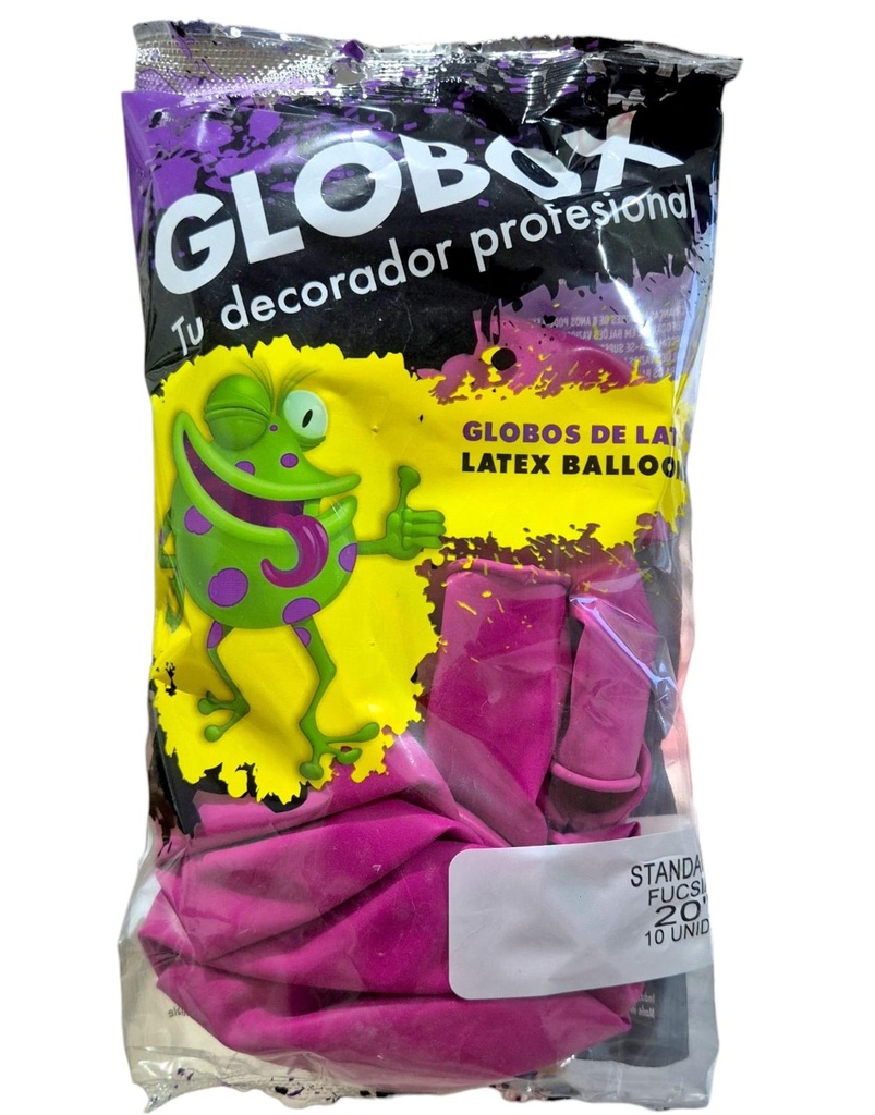 GLOBO STANDARD FUCSIA 10U 12" GLOBOX 70807