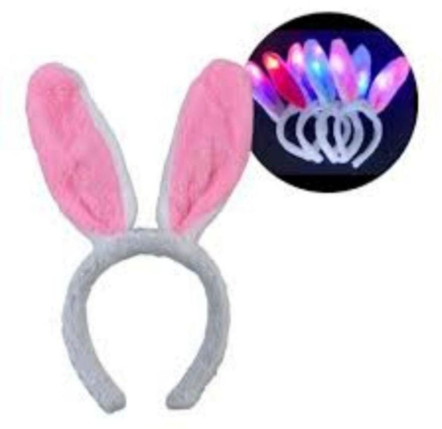 VINCHA OREJAS DE CONEJO CON LUZ HA0761