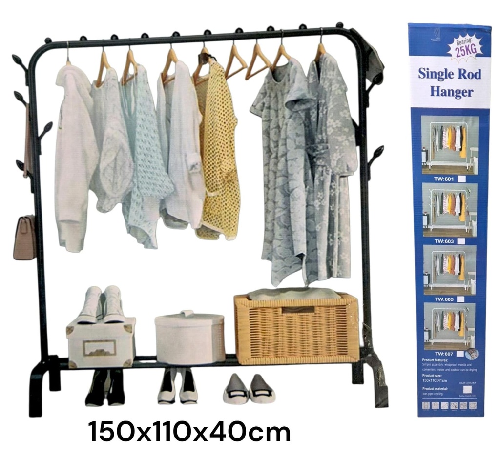 PERCHERO DE HIERRO RK26020335 150X110CM HASTA 25KG