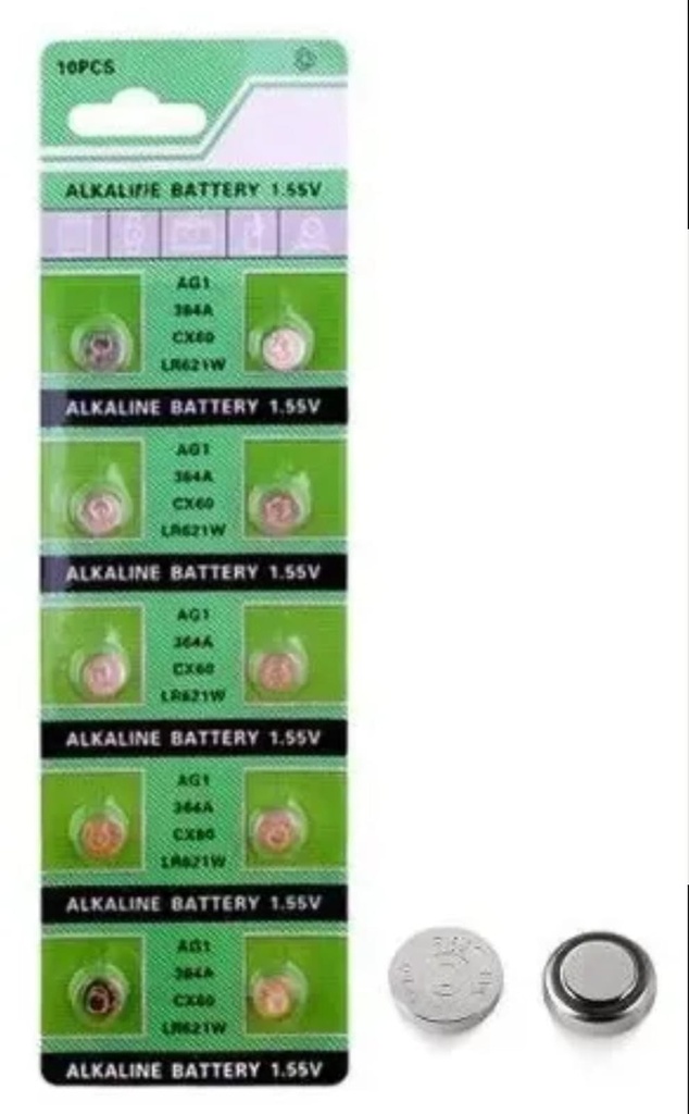 PILA  RELOJ AG1 EN BLISTER MAKAO X10